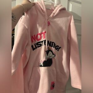 Pink Looney Tunes hoodie.